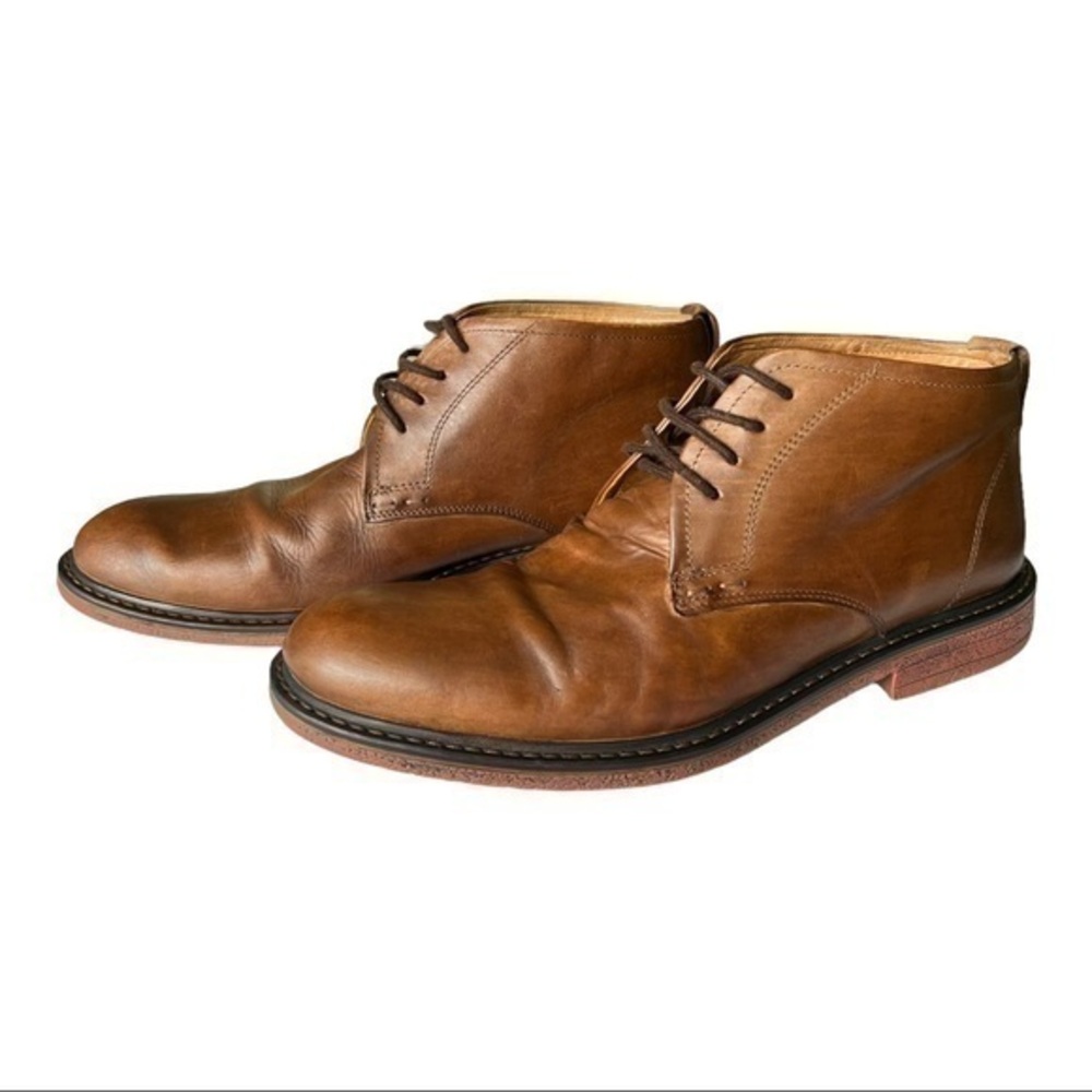 GBX Men Brown Lace Chukka Boots Size 9.5D
